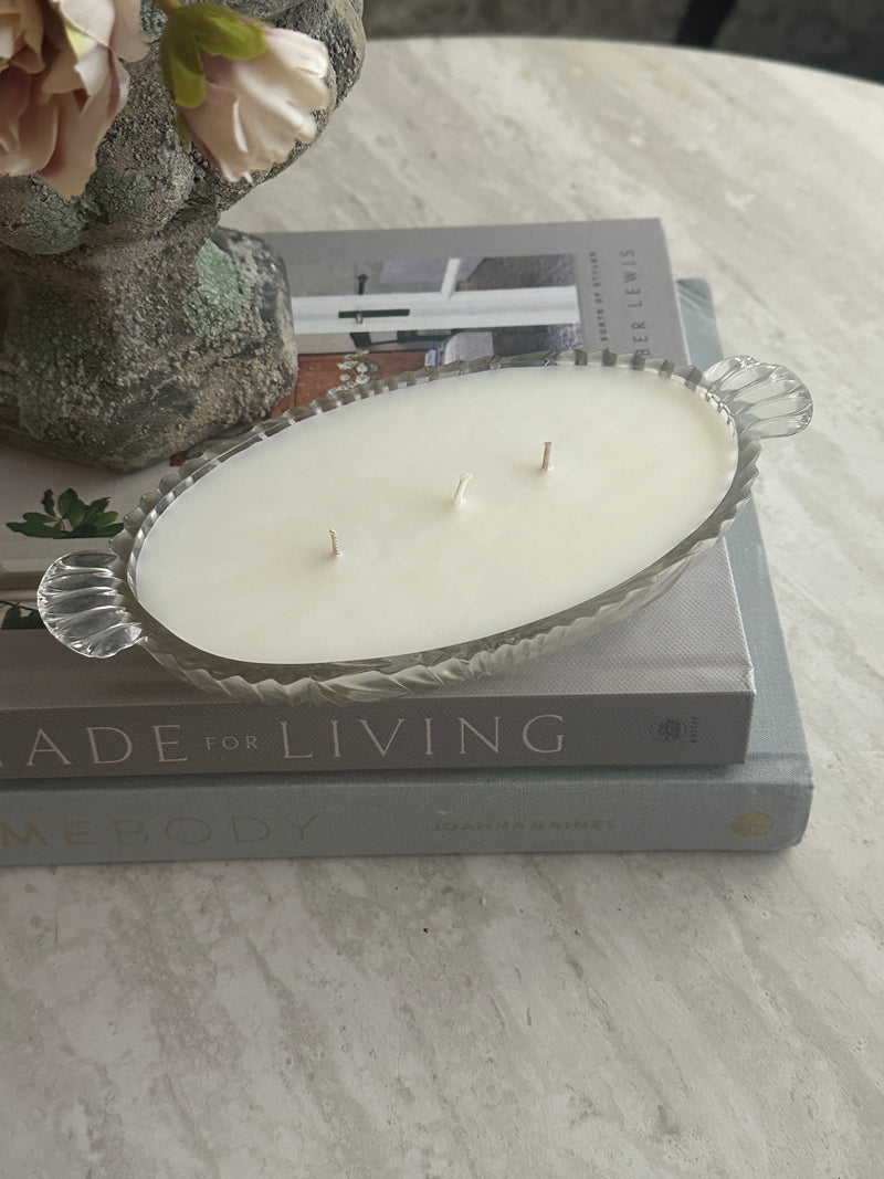 Old Soul Candle Co. Oval Dish Candle: Five Star Hotel