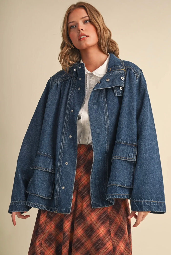 Denim Swing Jacket