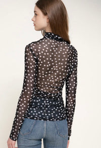Dot Mesh Top