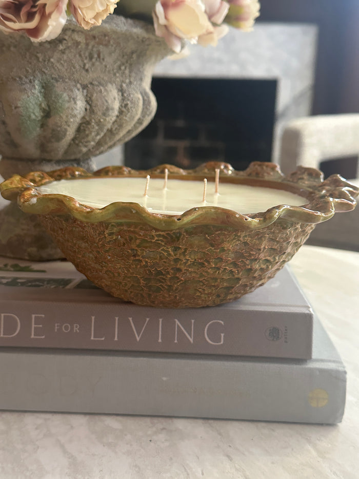 Old Soul Candle Co. Pottery Bowl Candle: Tupelo Honey