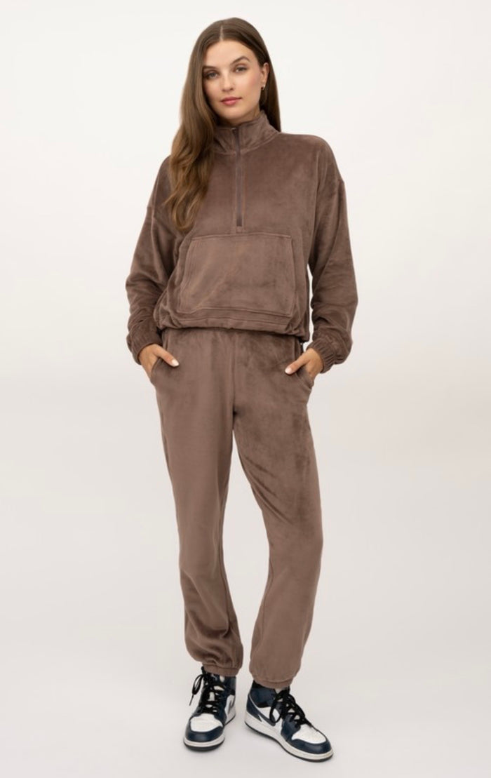 Brown Velour Set