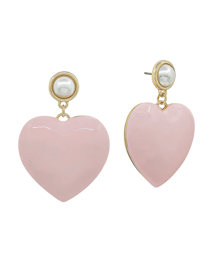 ❤️ Enamel Heart Earrings