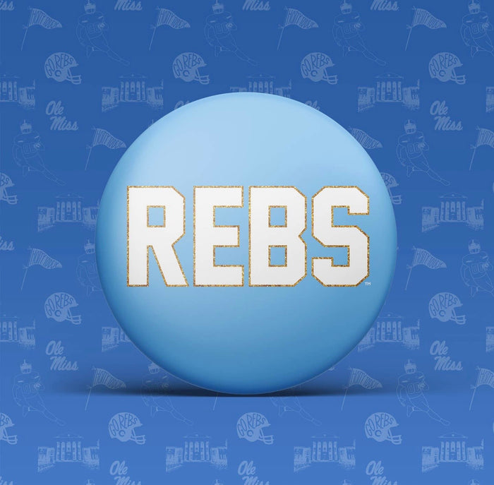 Rebs Game Day Button