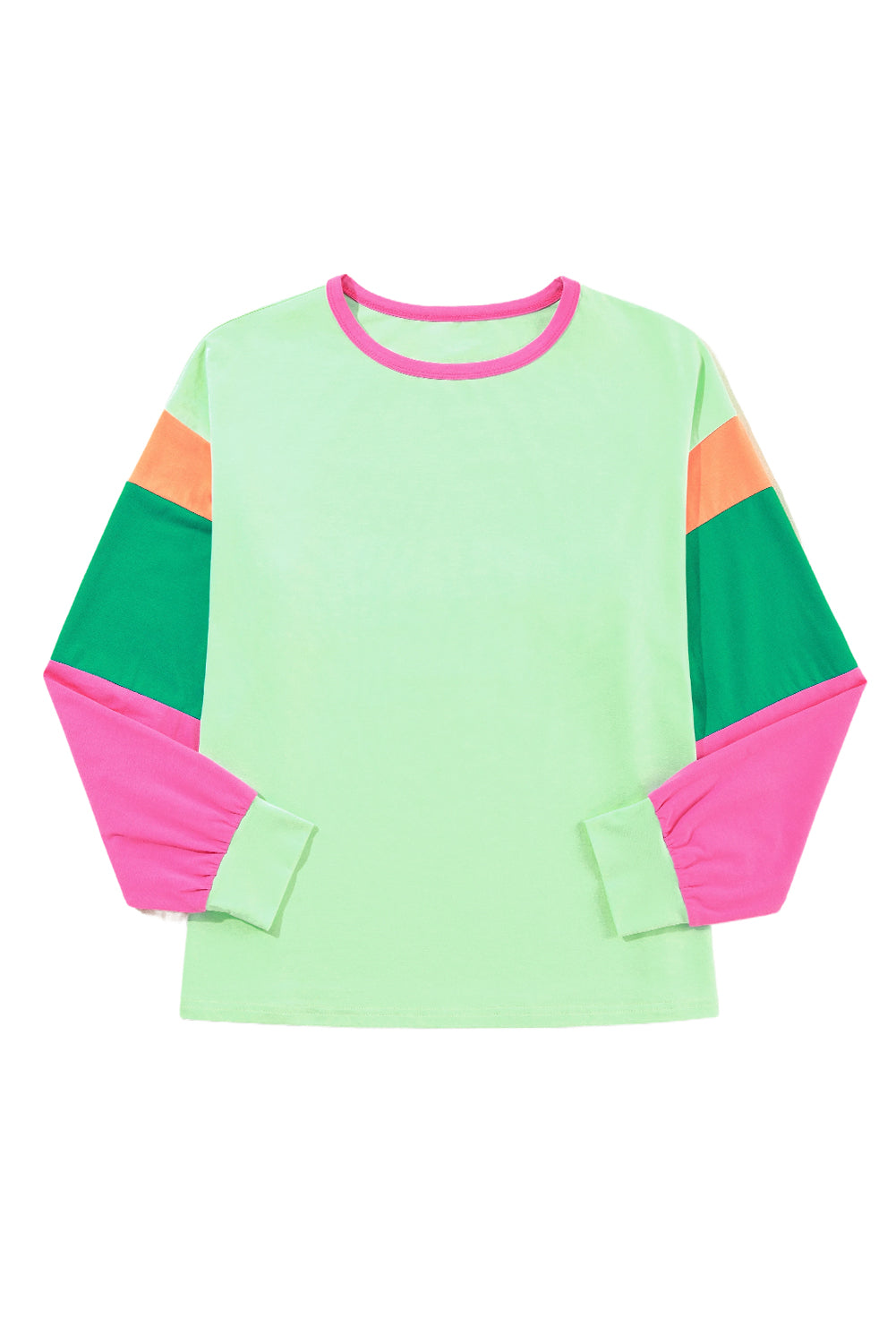 *WEBSITE EXCLUSIVE* Lucy Color Block Sleeve Loose Fit Top