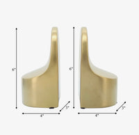 Gold Bookends