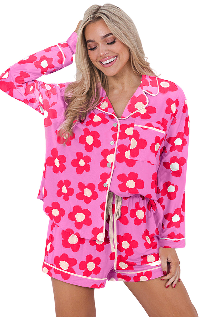 *WEBSITE EXCLUSIVE*  Flower Print Pajama Set