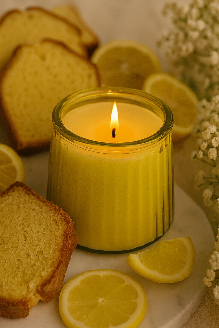 Lemon Pound Cake – Coconut Apricot Wax Candle (6 oz)