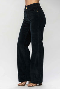 Emerald Corduroy Trousers by Judy Blue