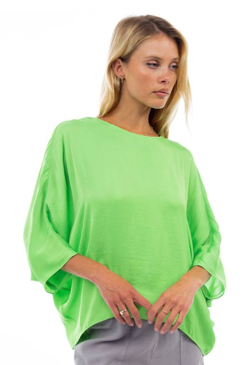 Lime Green Blouse