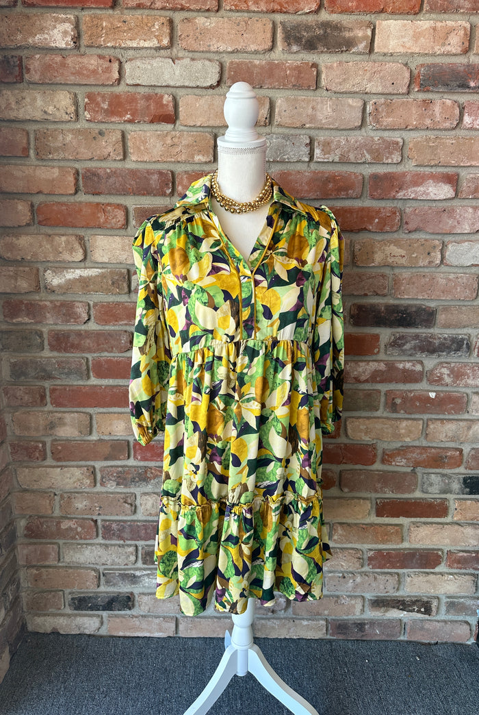 Goldenrod Short Dress