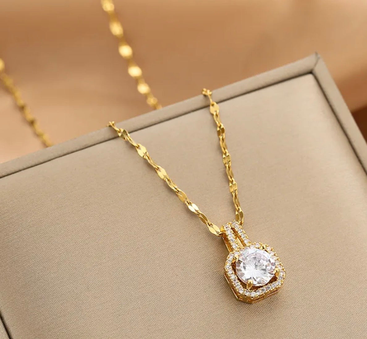 Square “Diamond” Necklace (FW)