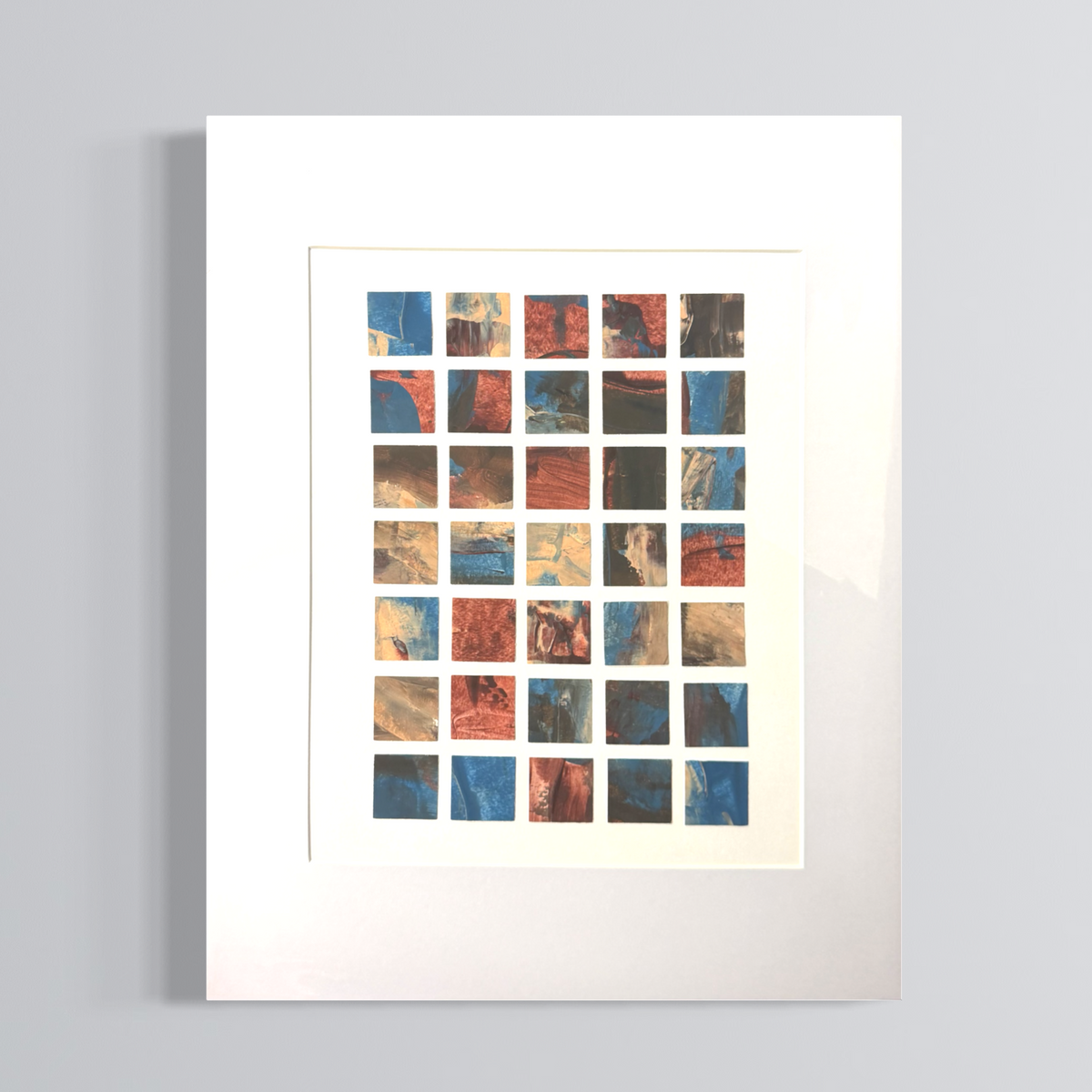 Hand Painted Paper Collage #5