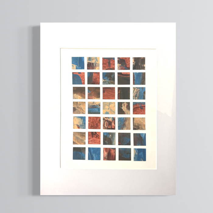 Hand Painted Paper Collage #5