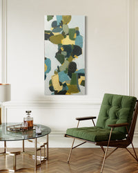 “Sometimes She Bites the Hand That Feeds Her” Original Painting 24”x48”