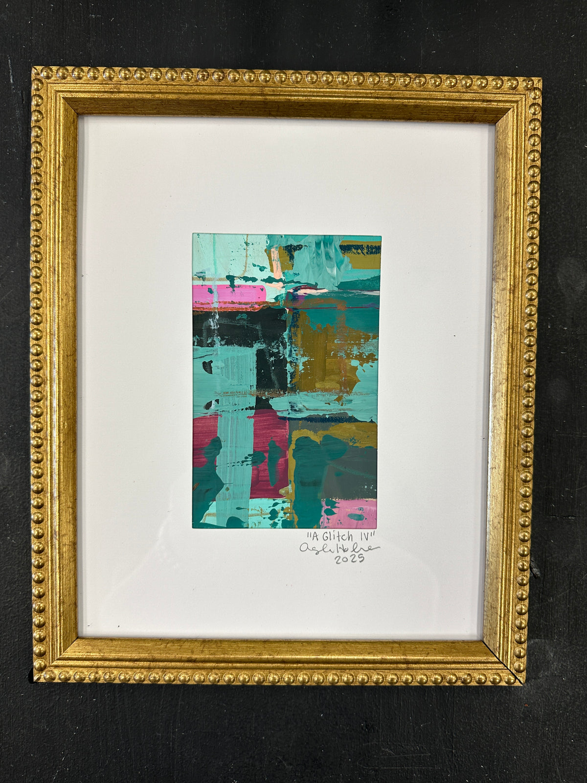 “A Glitch IV” Framed Original Artwork