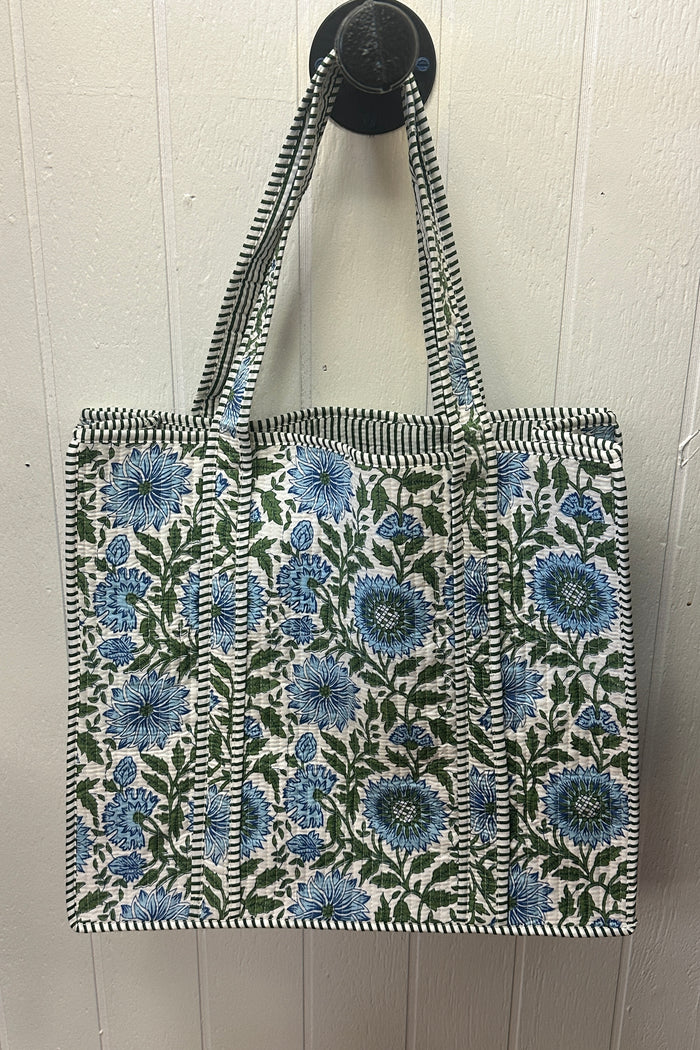 Blue/Green Quilted Bag