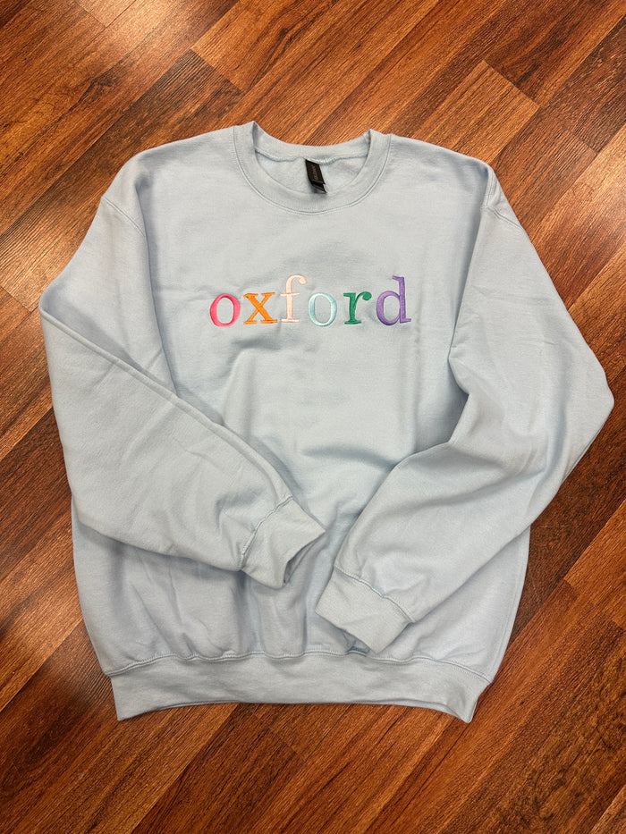 Blue Oxford Sweatshirt