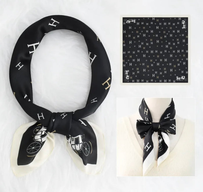 Black Letter H Scarf