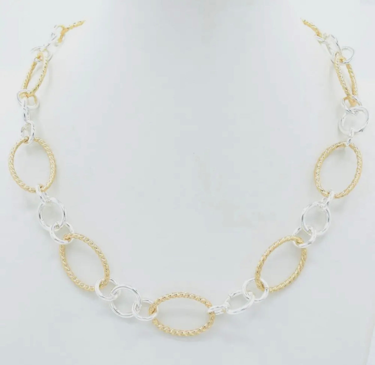 Gold & Silver Link Necklace