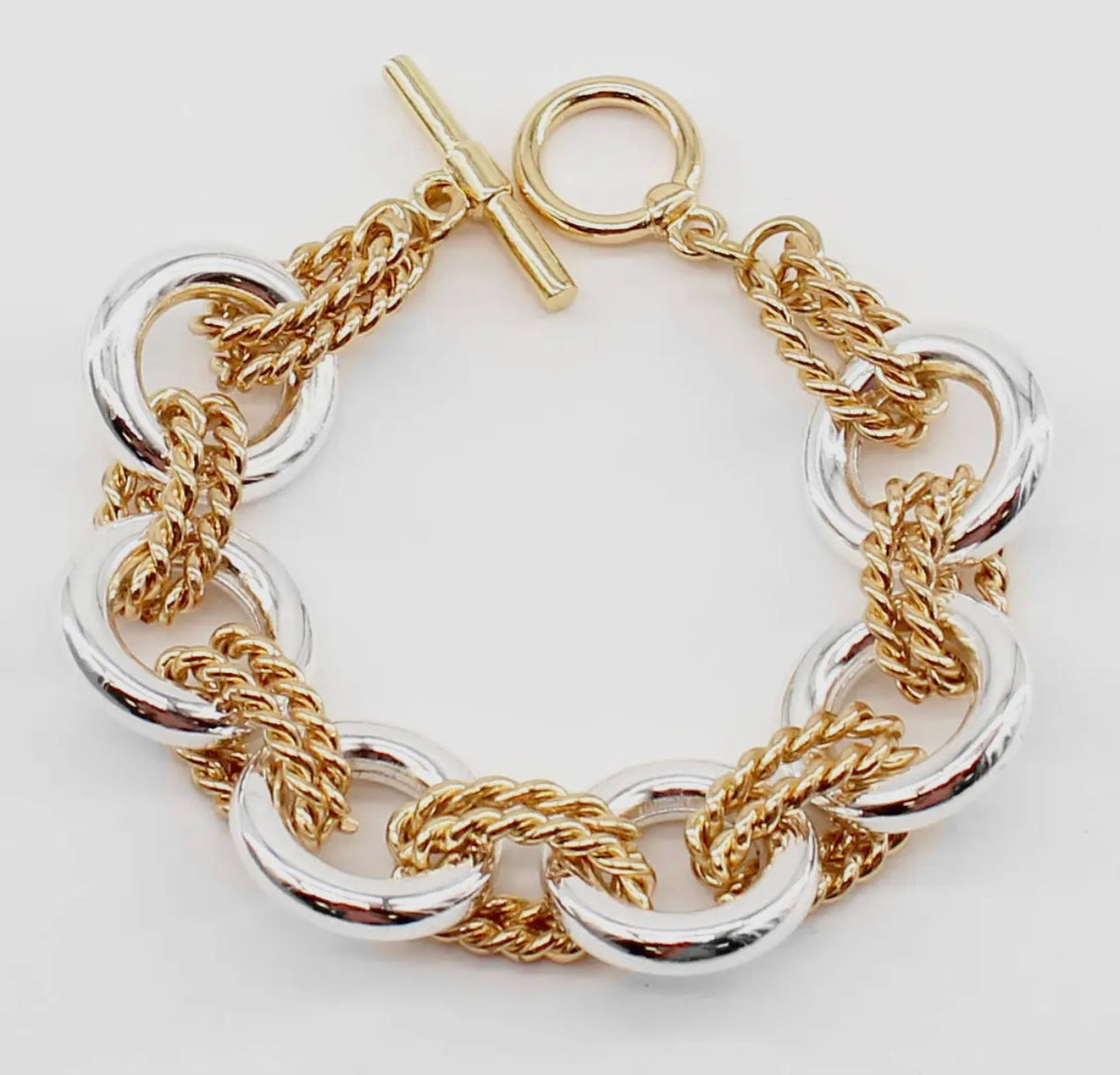 Gold & Silver Link Bracelet