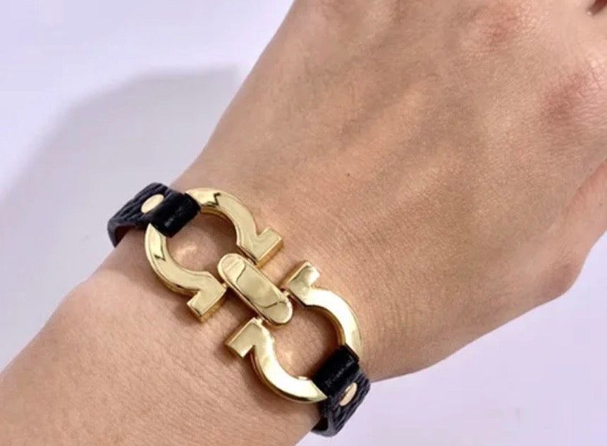 Equestrian Leather Bracelet