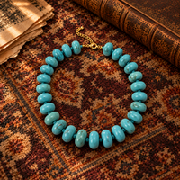 Chunky Turquoise Bead Necklace