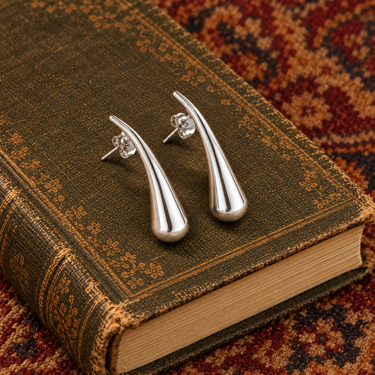 Gold OR Silver Drop Earrings