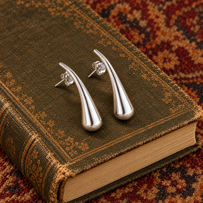 Gold OR Silver Drop Earrings