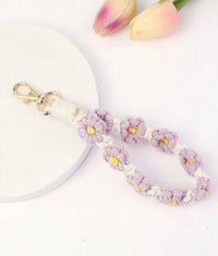 Daisy Wristlet Keychain