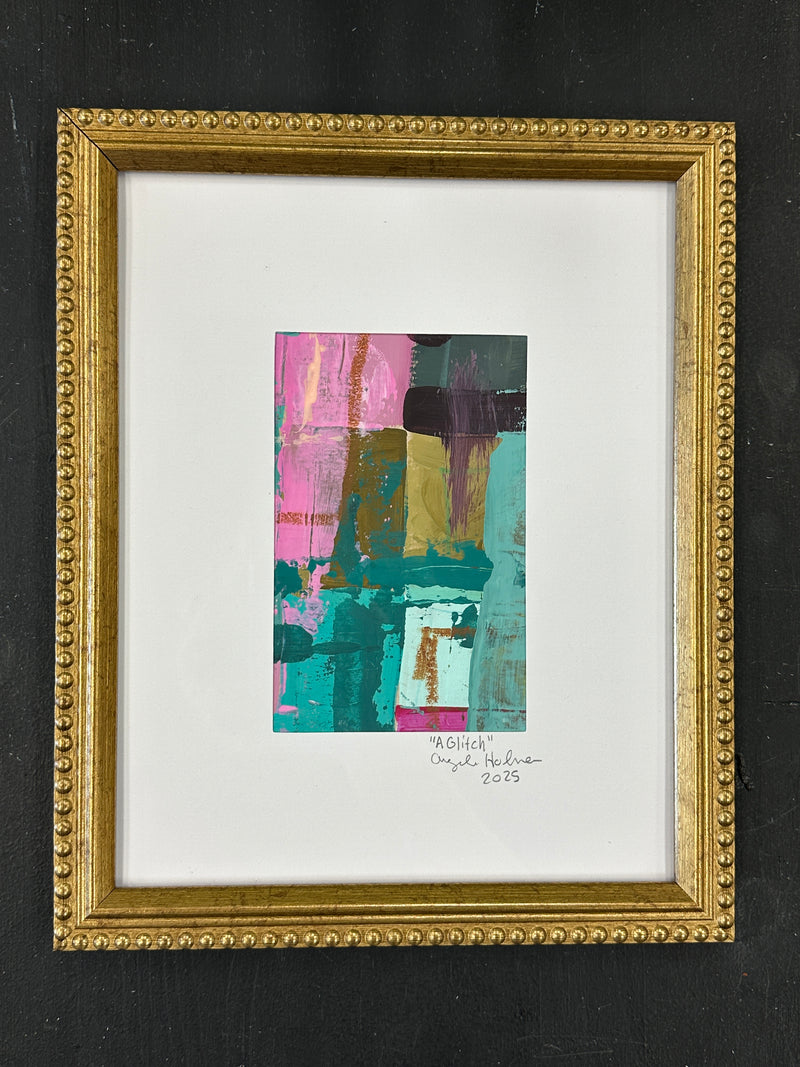 “A Glitch” Framed Original Art