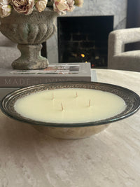 Old Soul Candle Co. Silver Plated Bowl Candle: Tupelo Honey