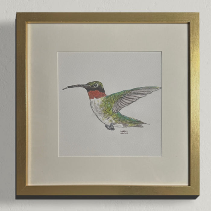 Hummingbird (I) Original Watercolor Painting