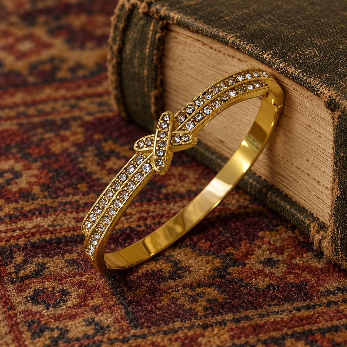 Diamond Look X Bracelet