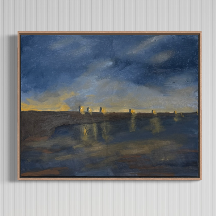 “Lanterns on the Levee” Original Painting