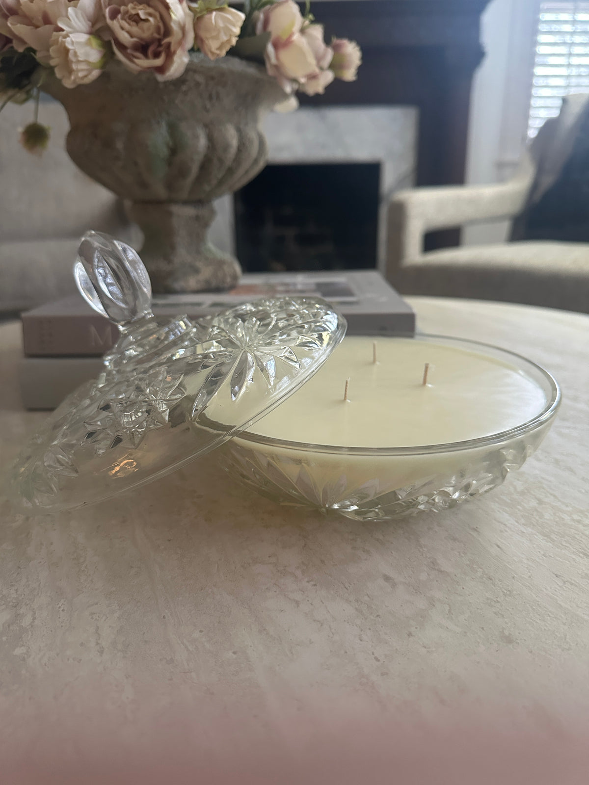 Old Soul Candle Co. Candy Dish Candle: Tupelo Honey