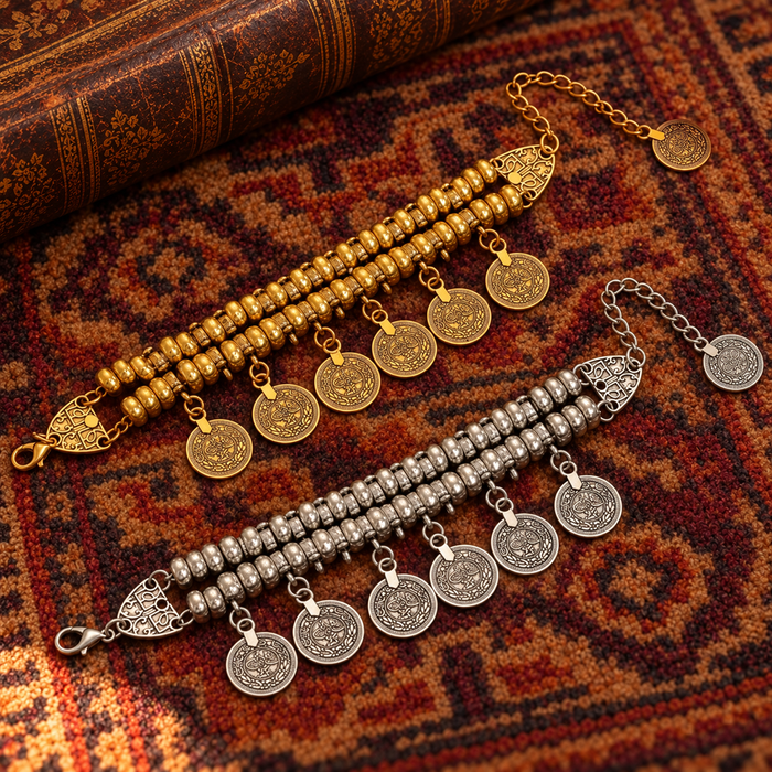 Gold OR Silver Coin Bracelet (FW)