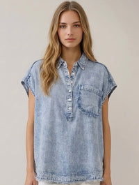 Tencel Denim Top