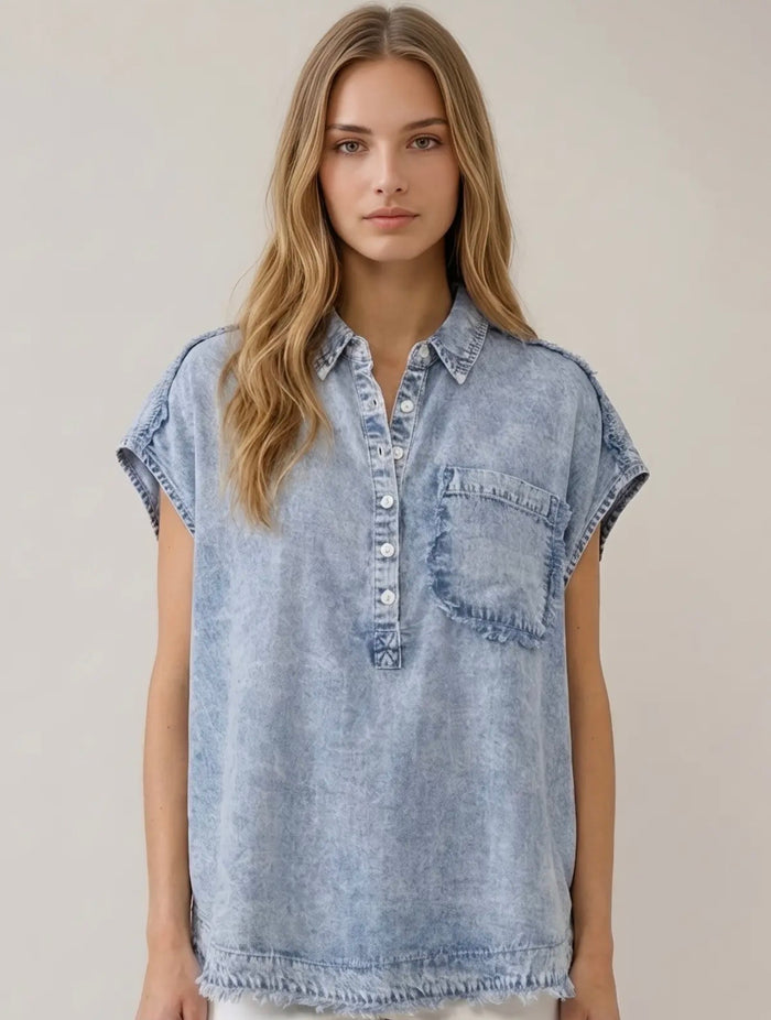 Tencel Denim Top