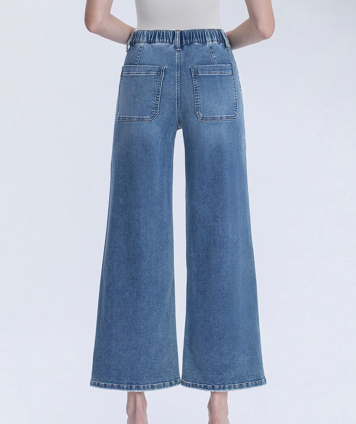 High Rise Ankle Baggy Jeans