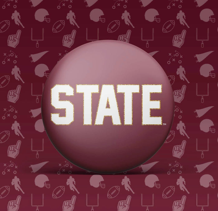 State Tailgating Game Day Button