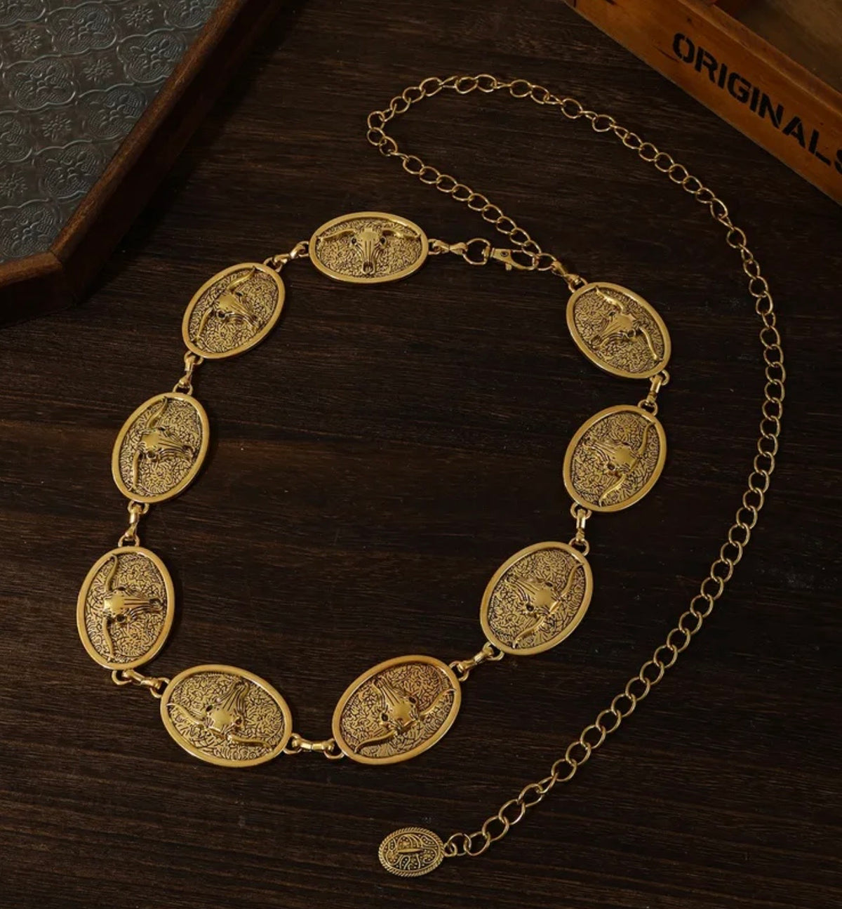 Gold Bull Belt (FW)
