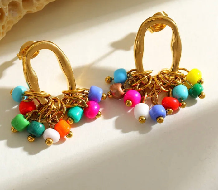 Bead Cluster Earrings (FW)
