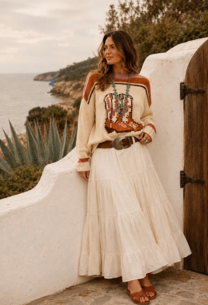 Cowboy Boots Sweater