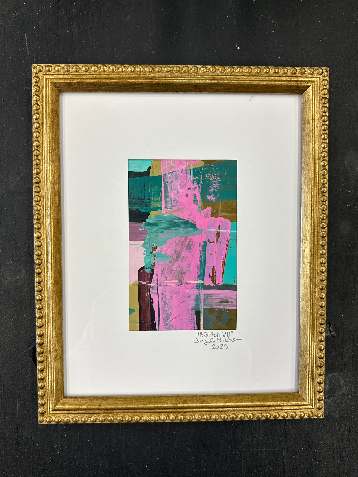 “A Glitch VII” Framed Original Art
