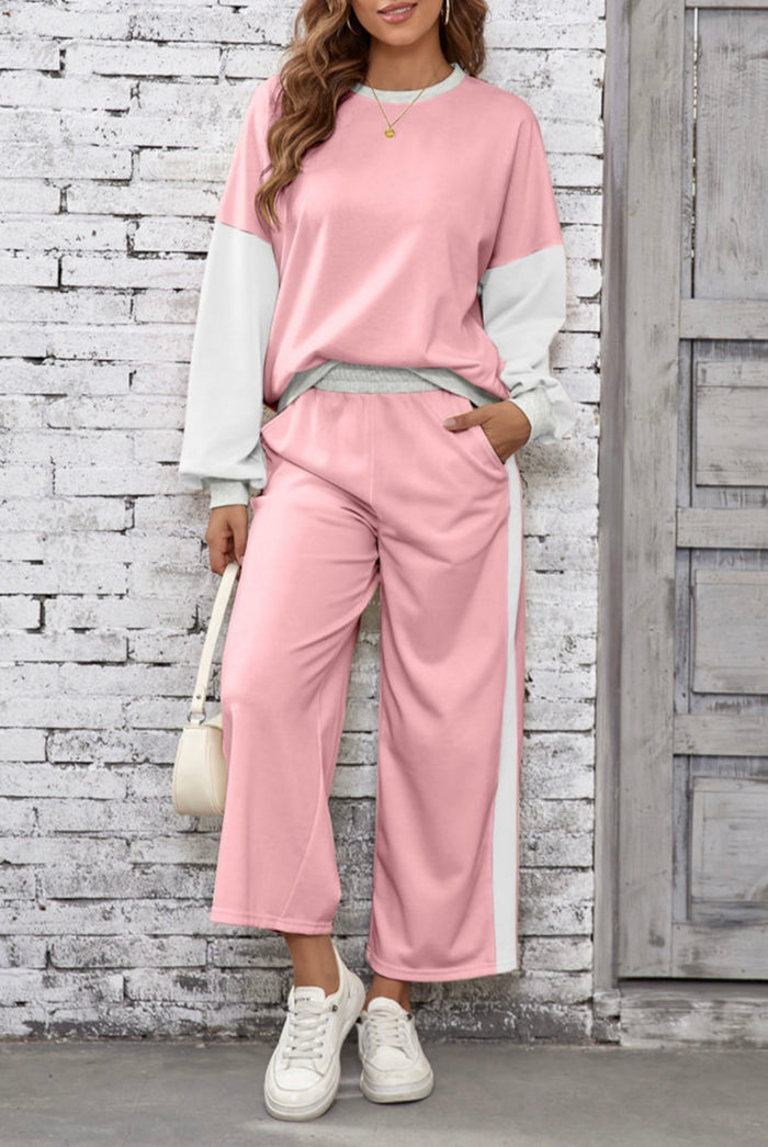 Pink Colorblock Set