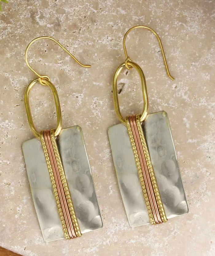 Boho Wire Wrapped Earrings