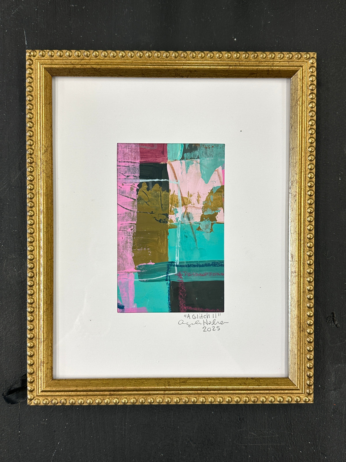 “A Glitch II” Framed Original Artwork