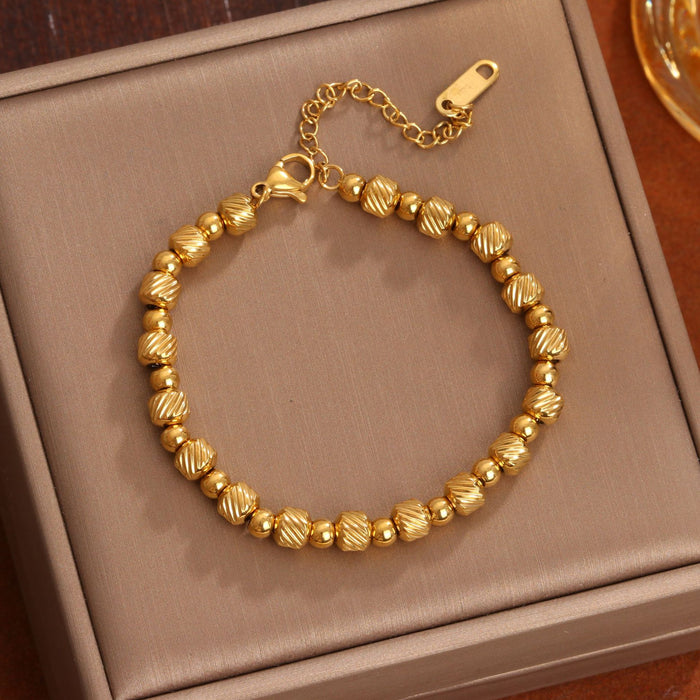 Gold Bead Bracelet