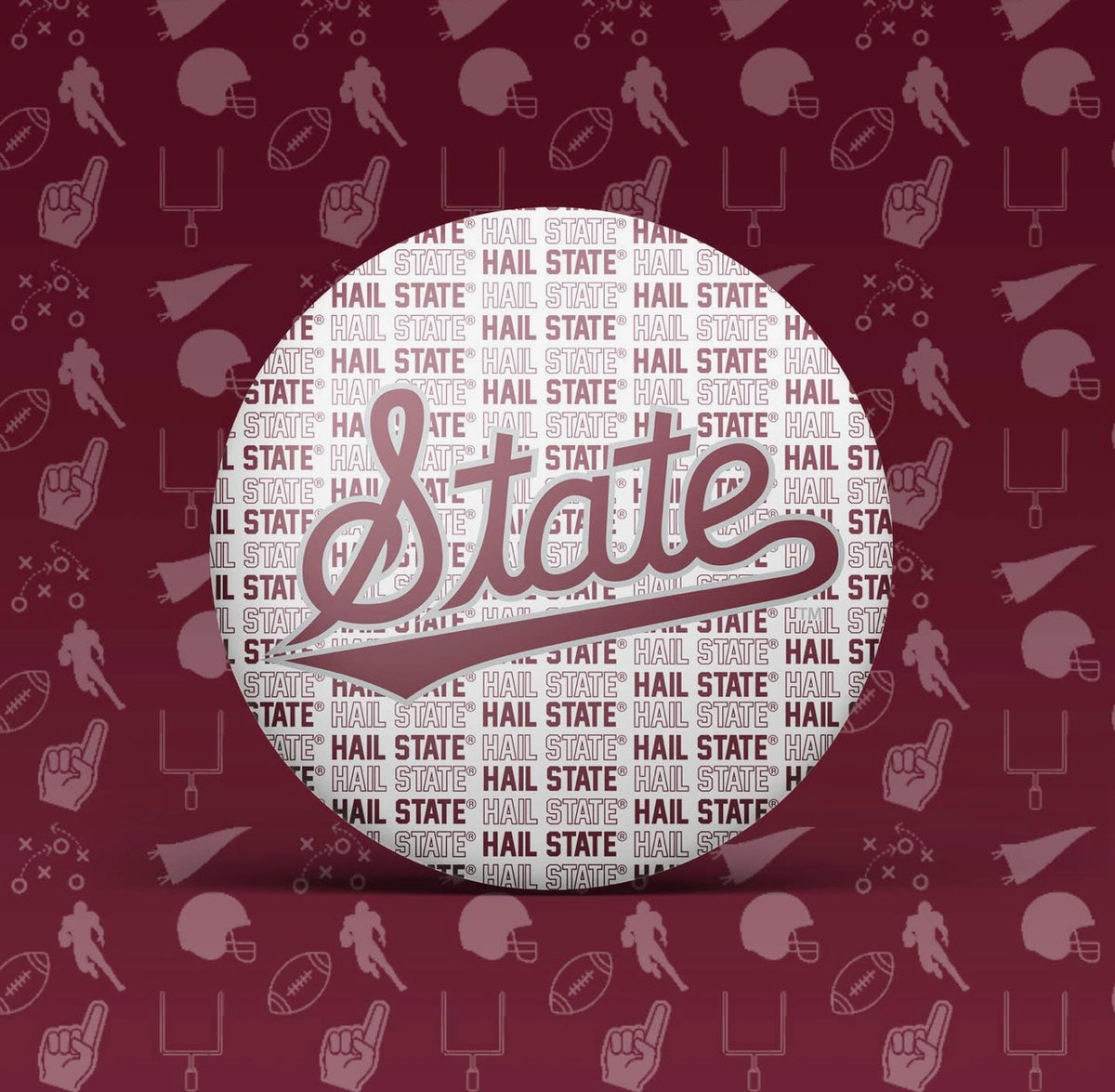 State Game Day Tailgating Button