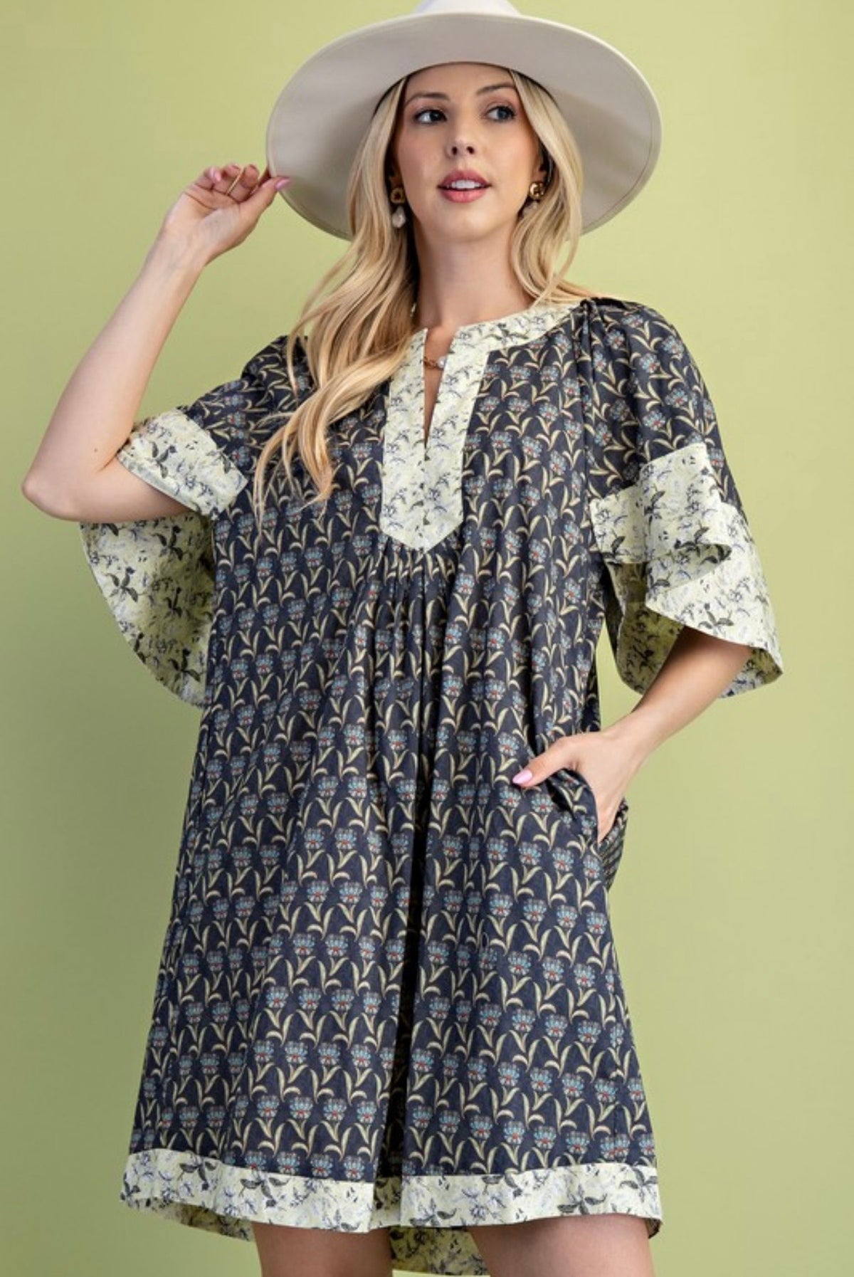 Ash Mixed Boho Dress